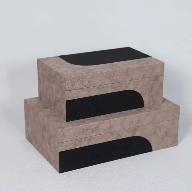 Stylische dekorative Aufbewahrungsboxen-Set