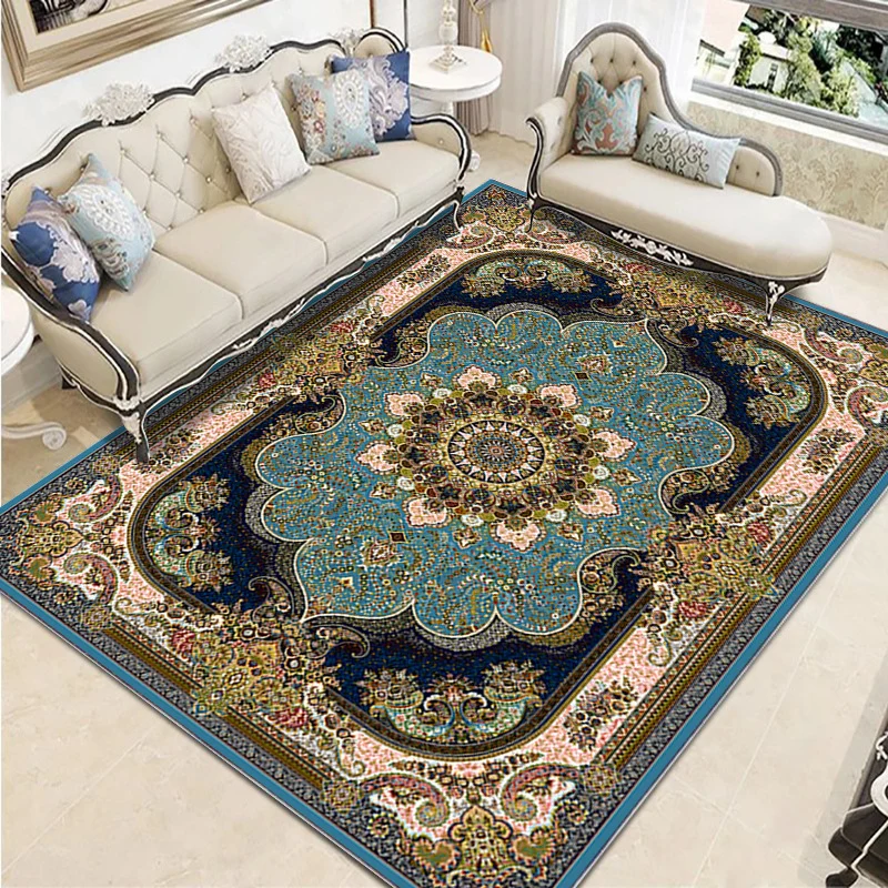 Vintage-inspirierter floraler Teppich