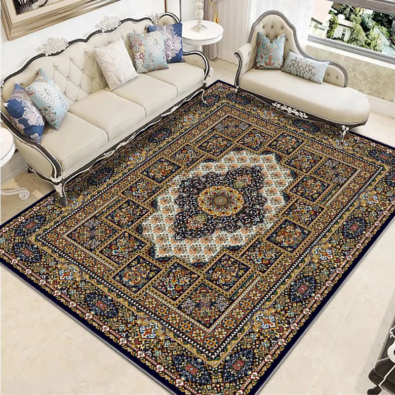 Vintage-inspirierter floraler Teppich