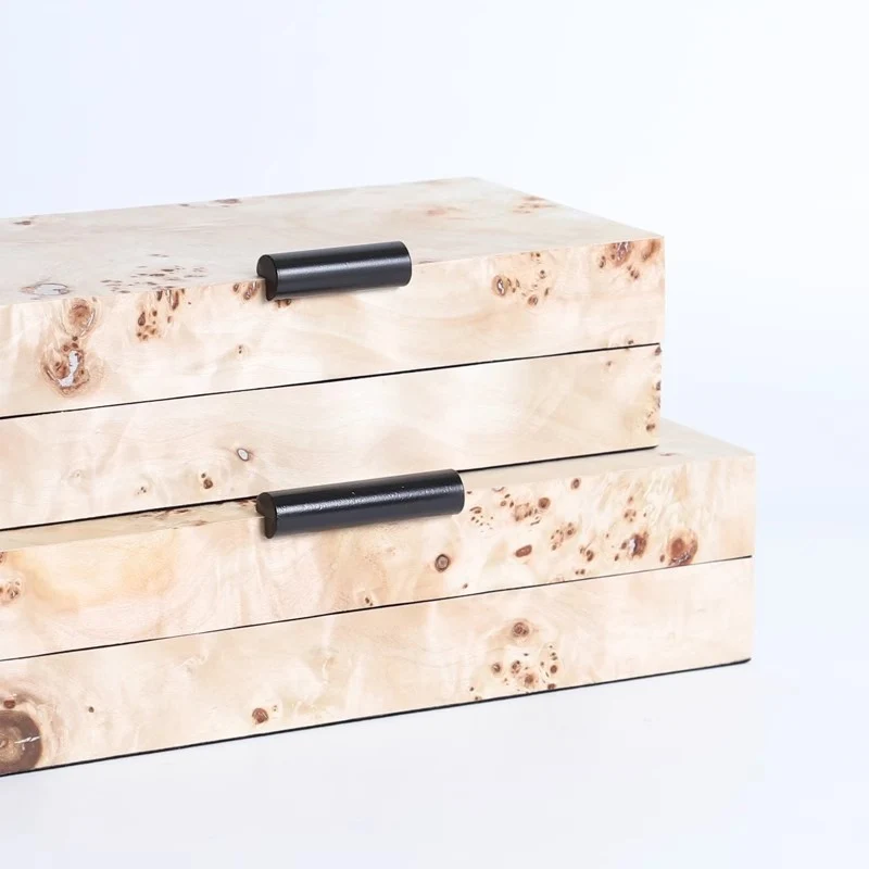 Rustikale dekorative Aufbewahrungsboxen-Set