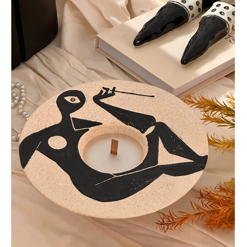 Verspielte Elefantenreiter-Skulptur