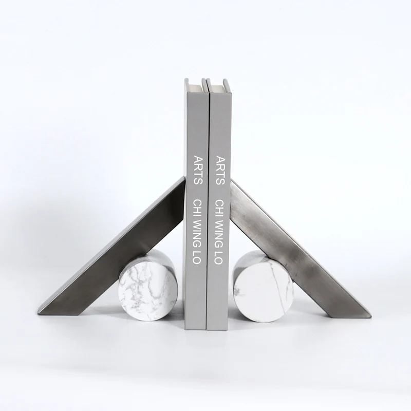 Moderne Geometrische Metall Buchstützen