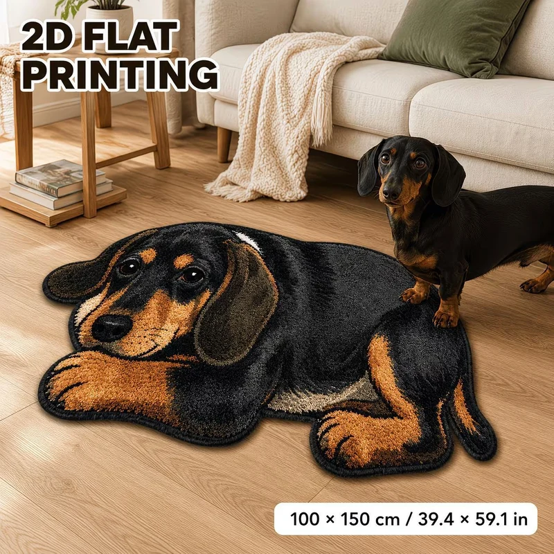 Rottweiler-Themen Dekorativer Teppich