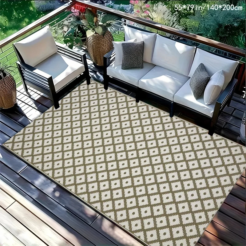 Outdoor Schachbrett-Teppich