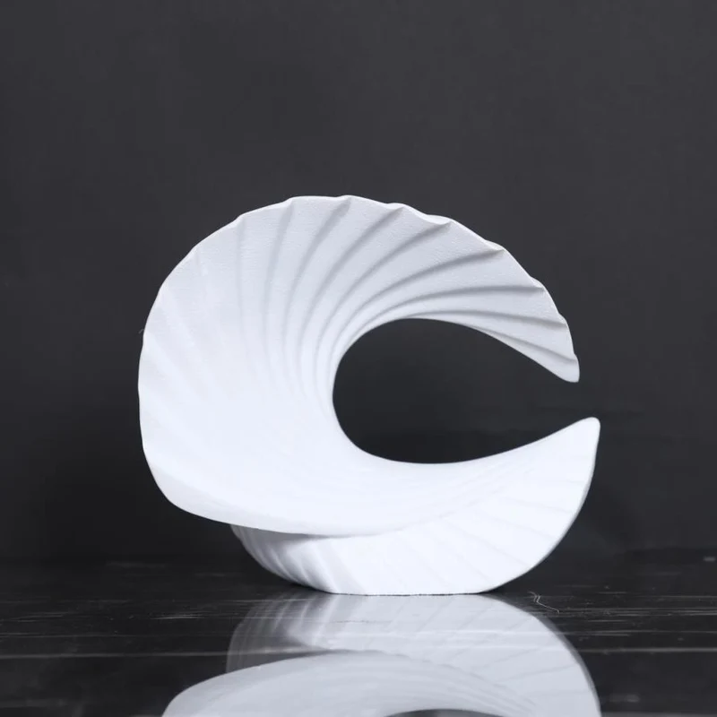Dekorative Wellen-Skulptur