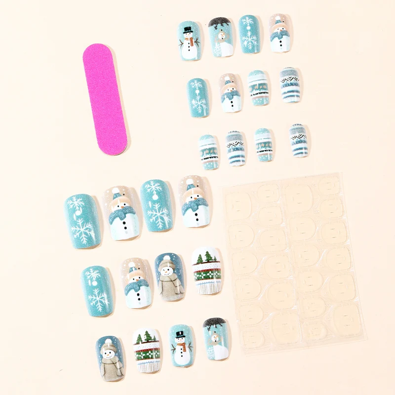 Winter-Themen 3D Nagelkunst Set Karnz
