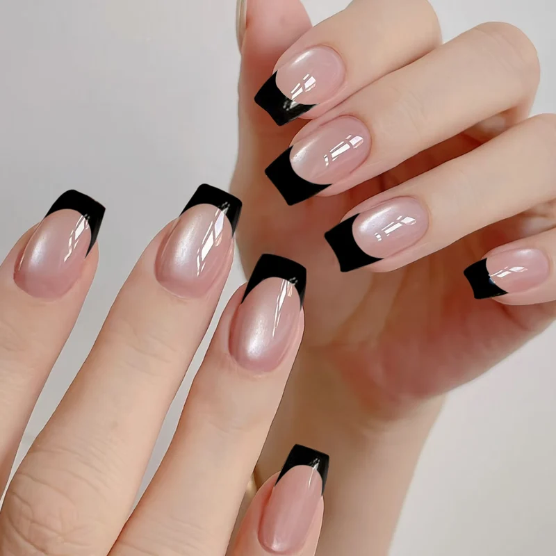 Stylish Elegante Französische Spitze Nagelkunst Karnz