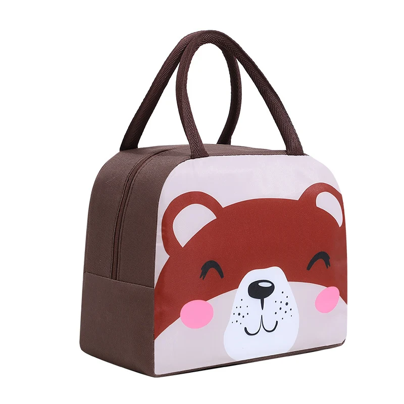 Spaßige und verspielte Fuchs-Motiv isolierte Lunch-Tasche