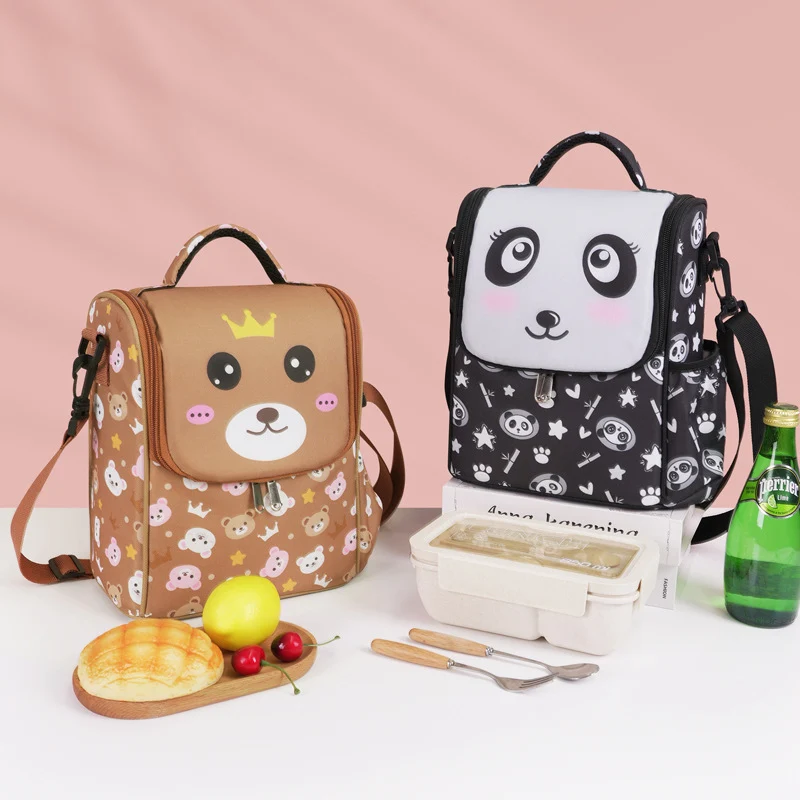 Süßes Panda-Print isolierte Lunch Tasche