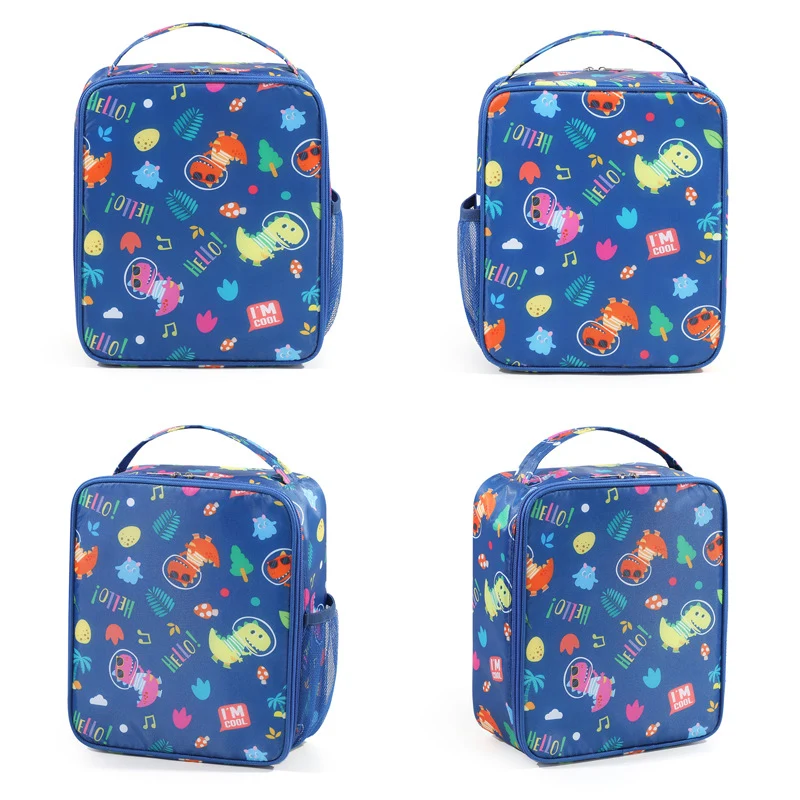 Niedliche Charakter isolierte Lunch Tasche