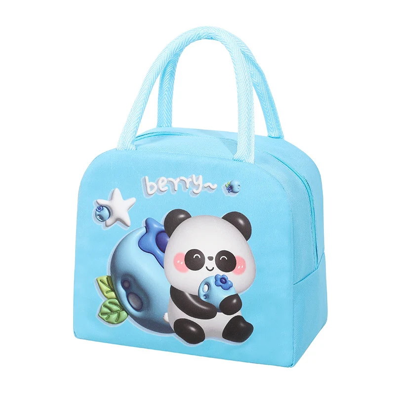 Niedliche mit Tieren bedruckte isolierte Lunch-Tasche