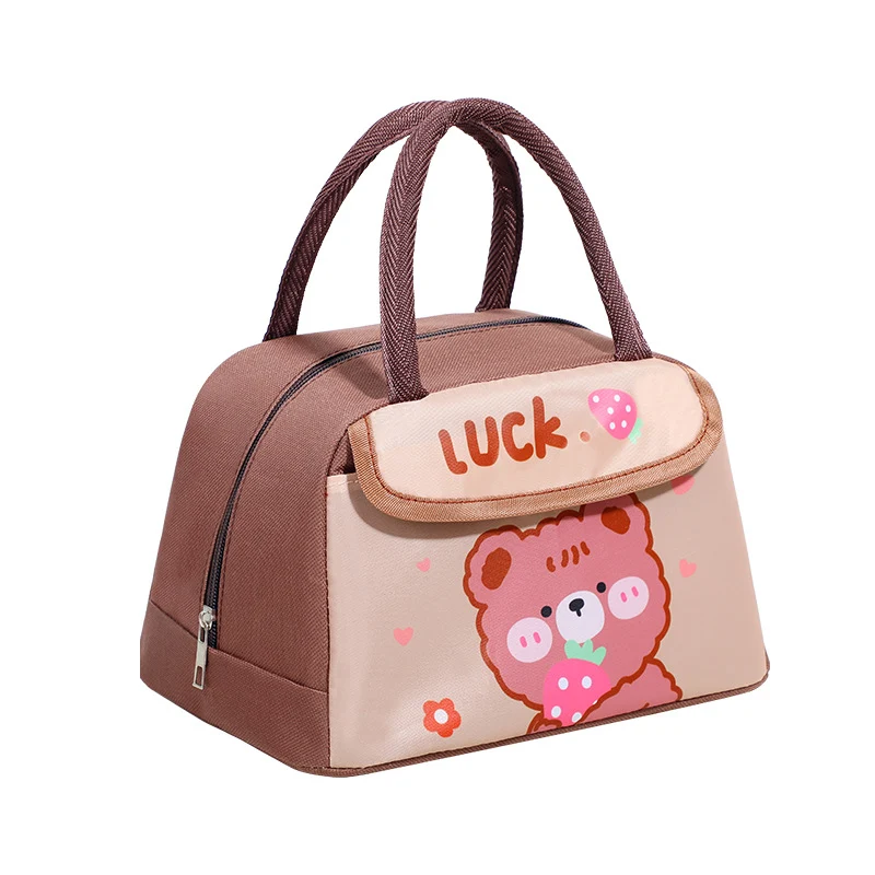 Süße Tier-Charakter-Isolierte Lunch-Tasche