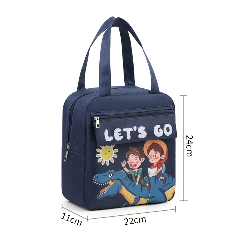 Cartoon-Themen Isolierte Lunch Tasche