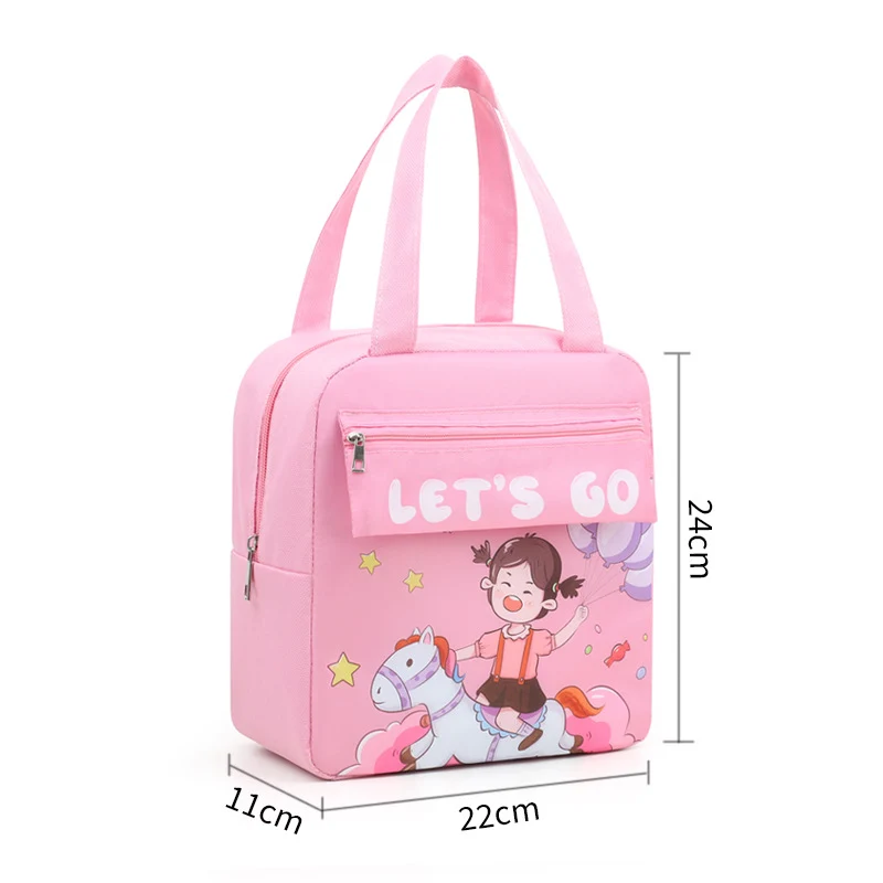 Cartoon-Themen Isolierte Lunch Tasche