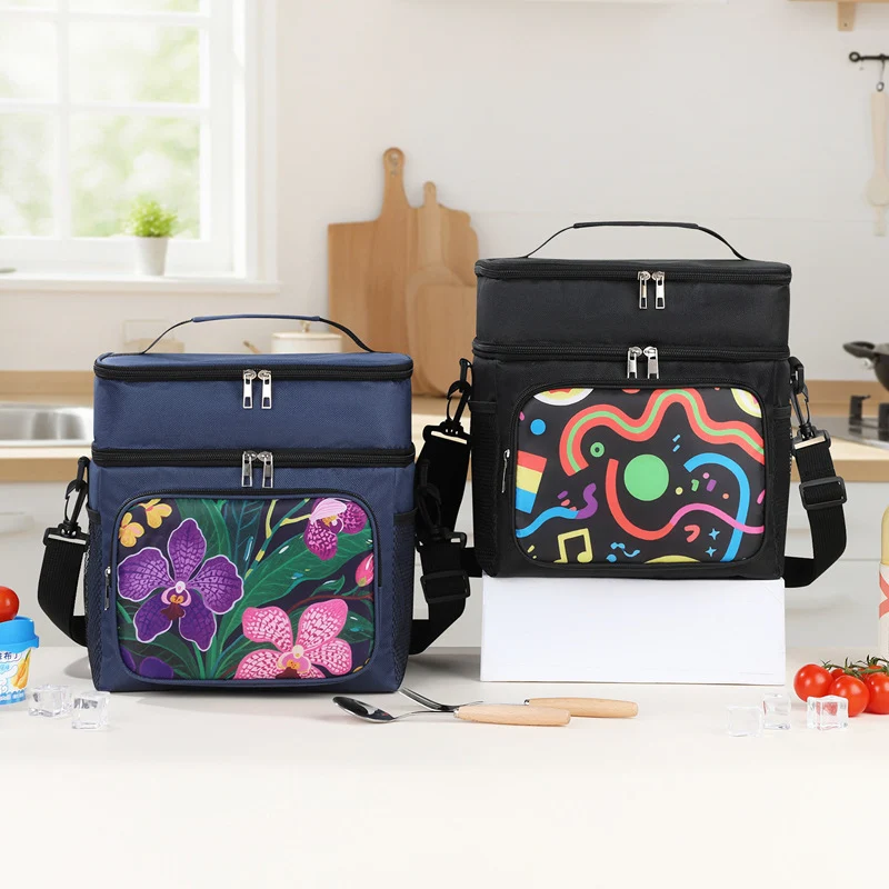 Stilvolle isolierte Lunch-Kühltasche