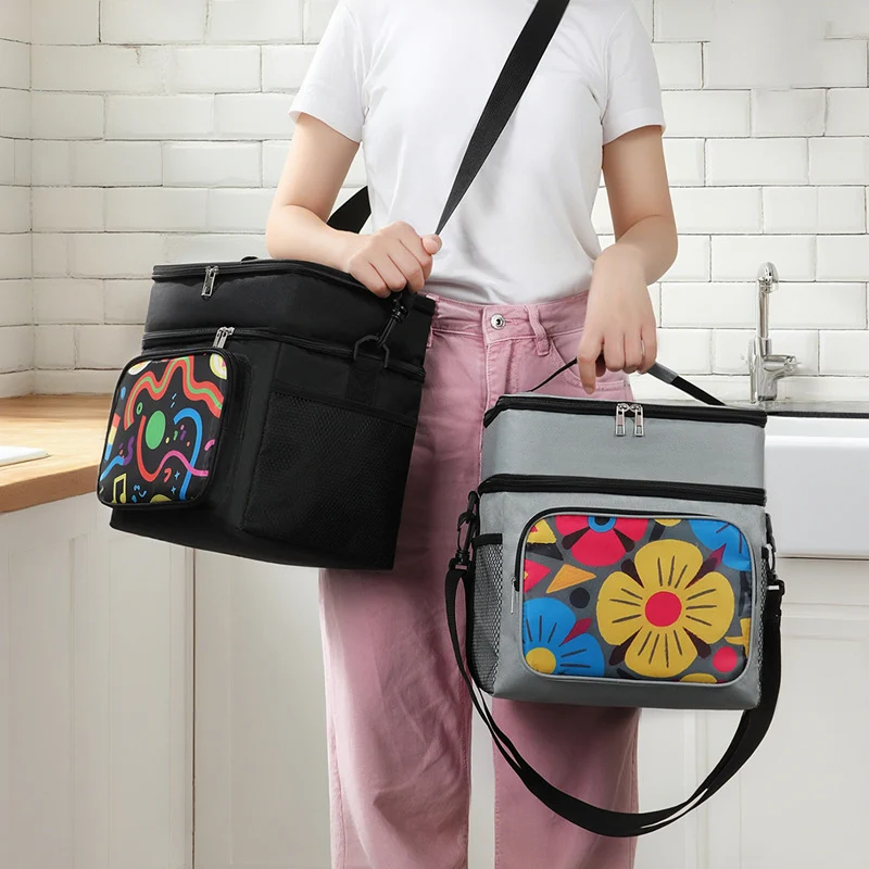 Stilvolle isolierte Lunch-Kühltasche