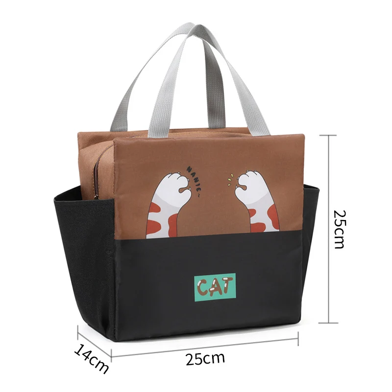 Verspielt Bären-Themen Lunch-Tasche
