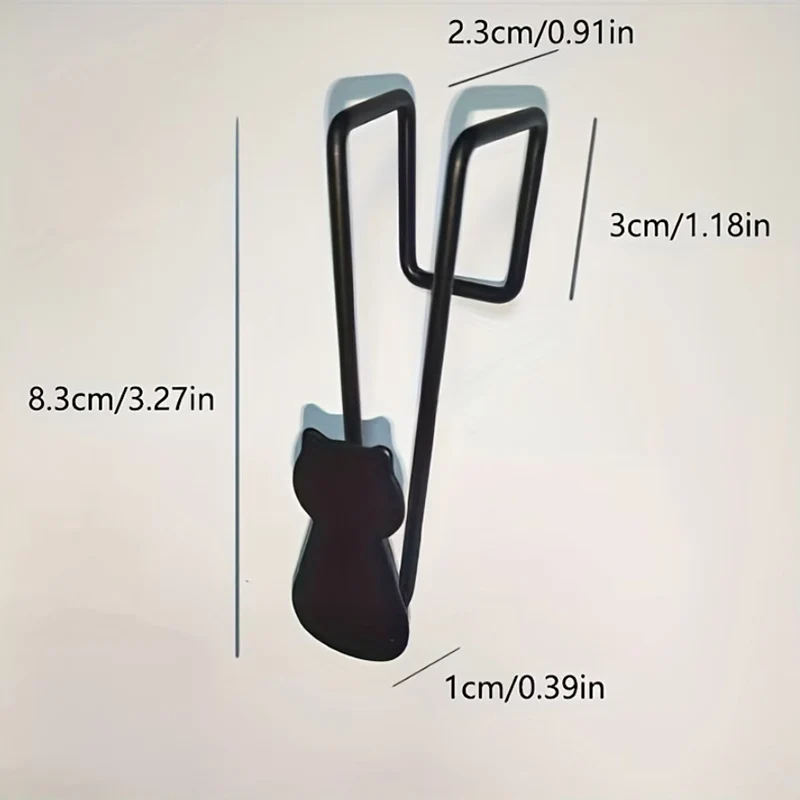 Stilvoller Wandhaken mit Katzenmotiv Karnz