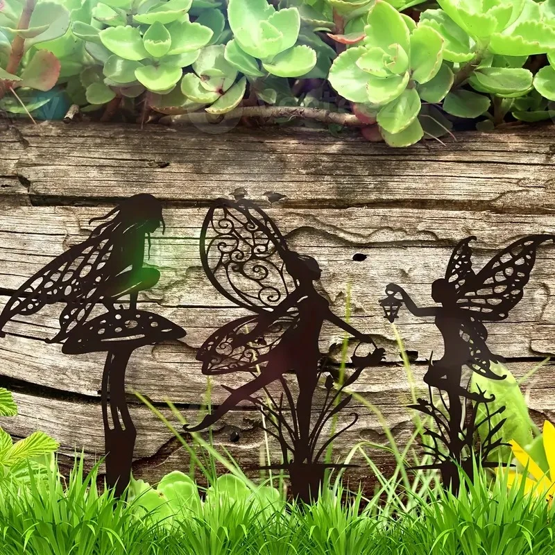 Gartenstecker mit Feenmotiv Karnz