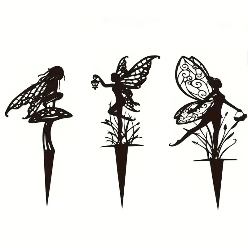 Gartenstecker mit Feenmotiv Karnz