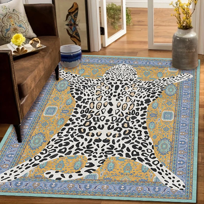 Künstlerischer Tiger-Themen-Teppich