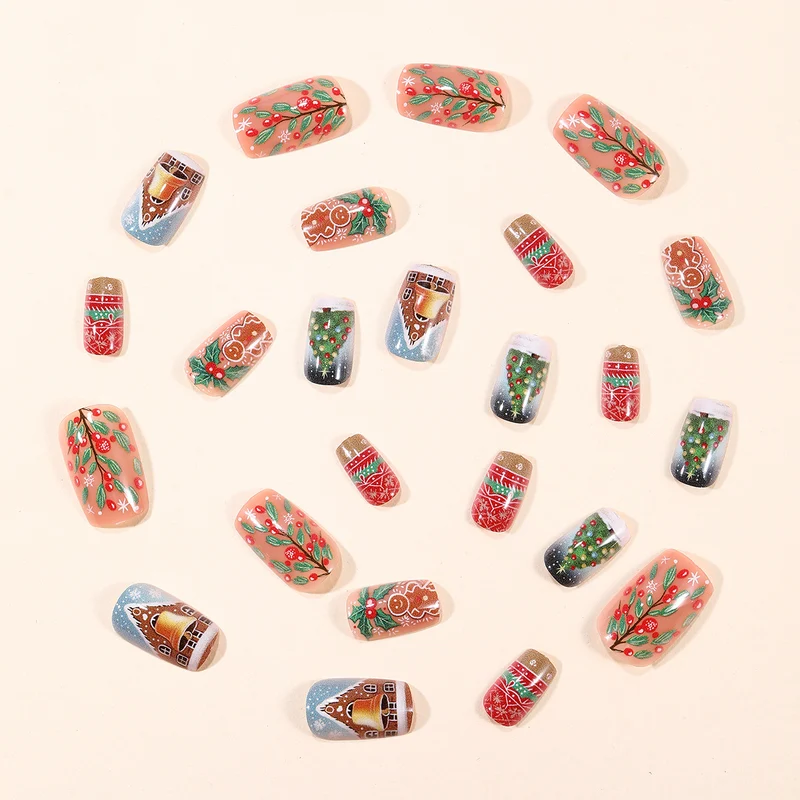 Feiertags-Themen 3D Nagelkunst Extensions Karnz