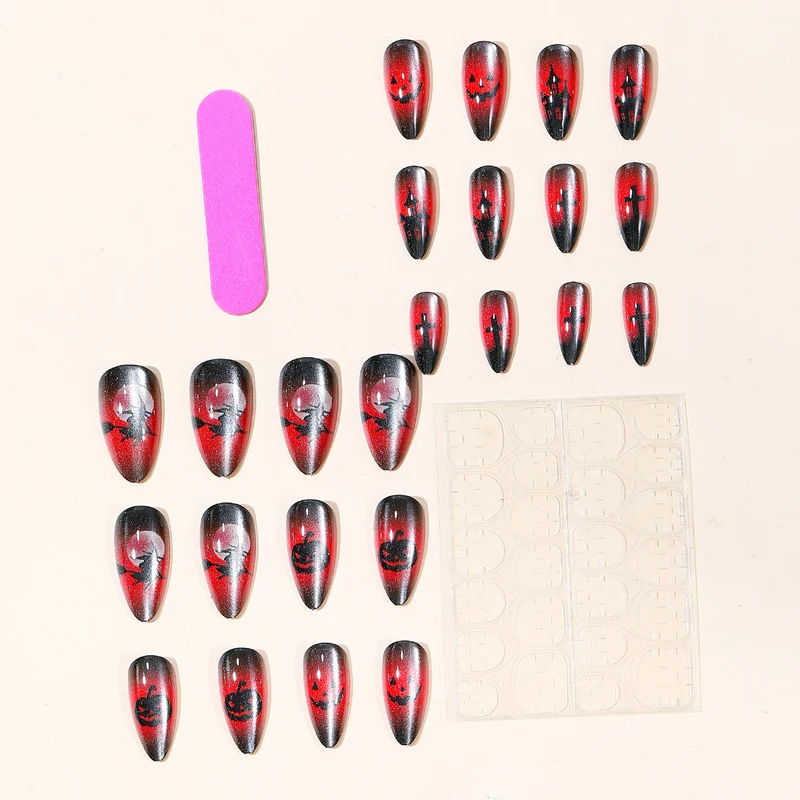 Halloween-Themen Gothic Nail Art Karnz