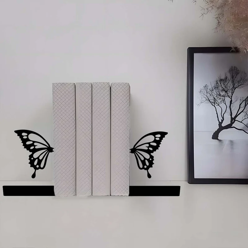 Künstlerische Schmetterlingsbuchstütze