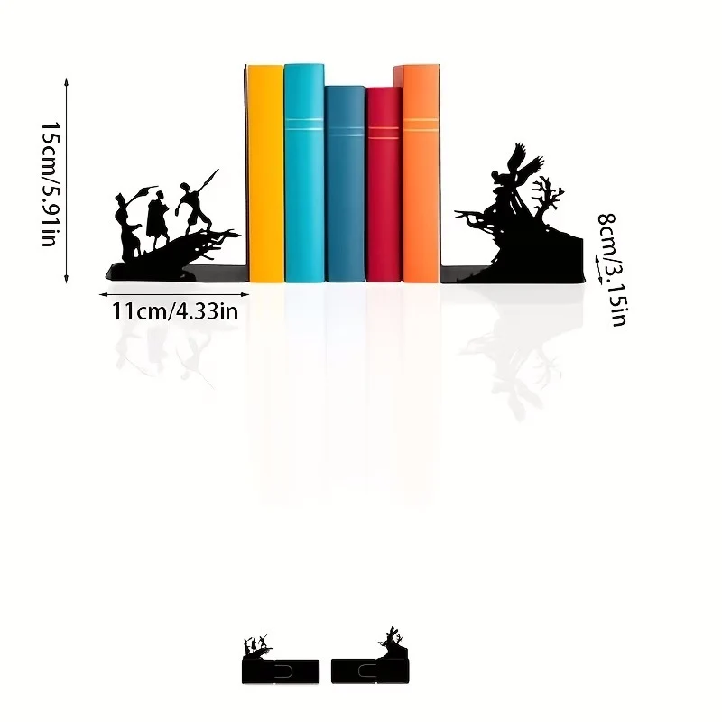 Künstlerische Buchstützen