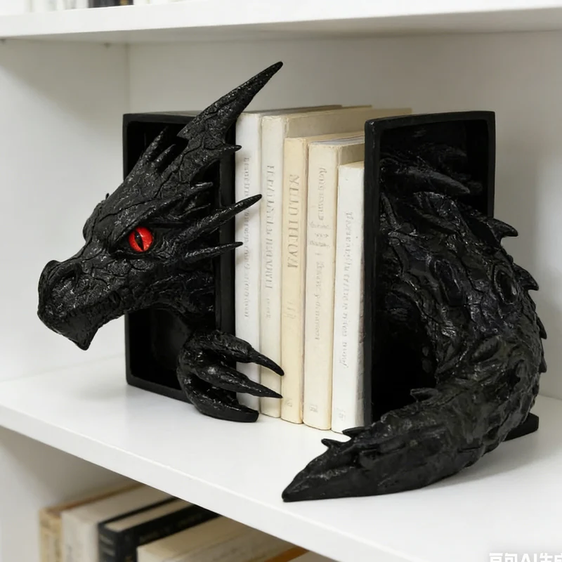 Drachen-Themen Buchstütze Skulptur