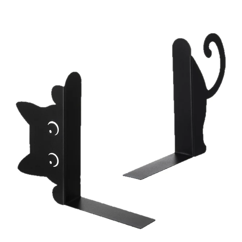 Katzenförmiges Buchstützen-Set