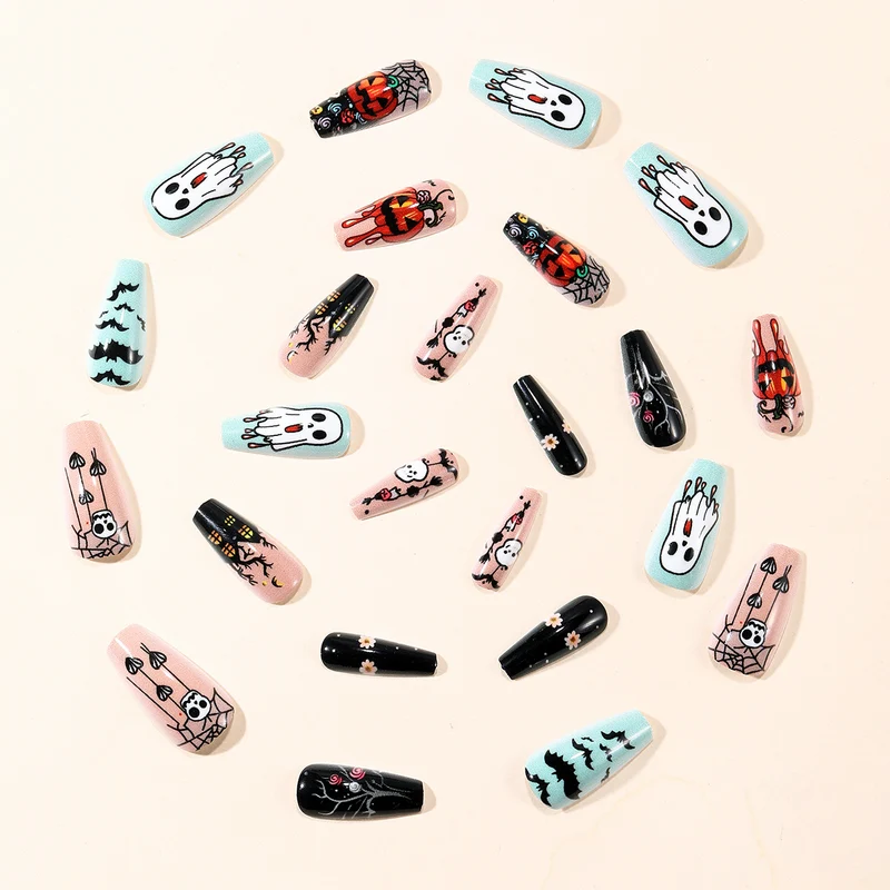 Halloween-Themen 3D Nagelkunst Erweiterungen Karnz 1789713260