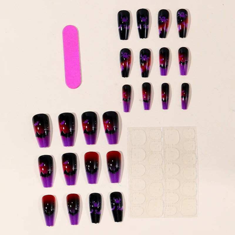 Halloween-Themen 3D Gothik Nagelkunst Set Karnz
