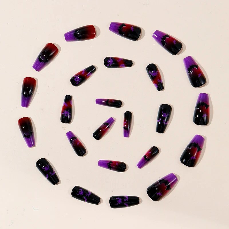 Halloween-Themen 3D Gothik Nagelkunst Set Karnz