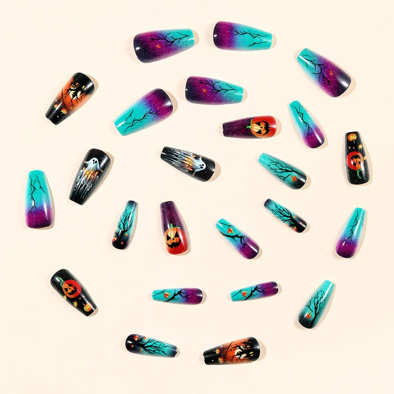 Halloween-Themen 3D Acryl-Nageldesign Set Karnz 1789713451