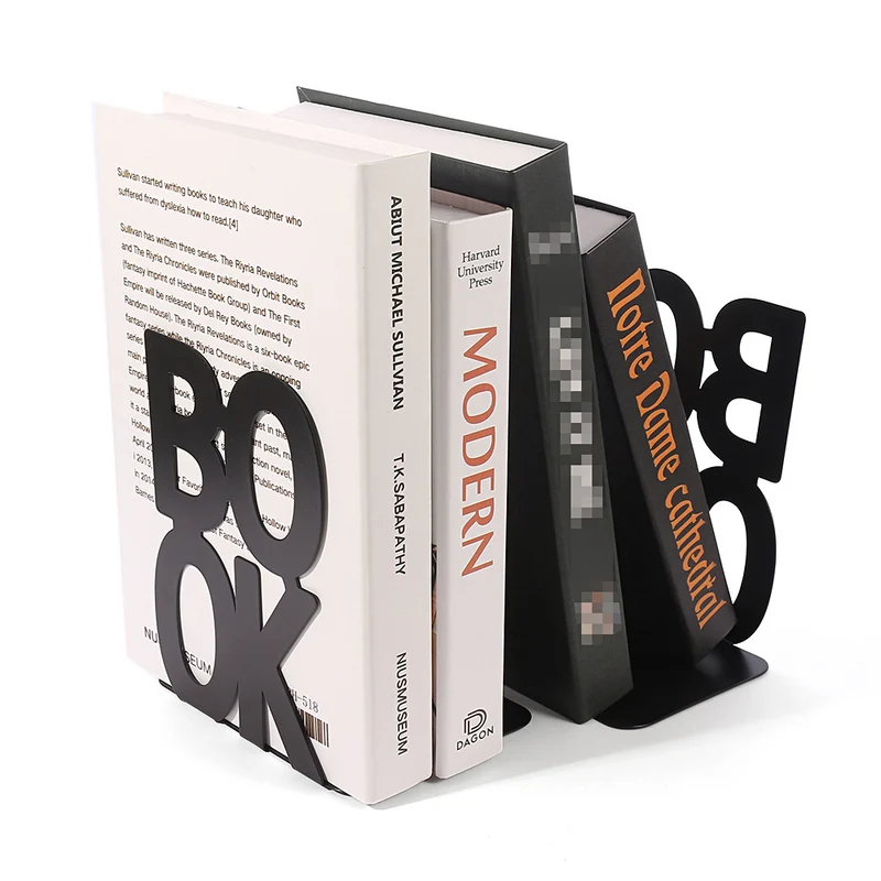 Stylisches Buchstützen-Set