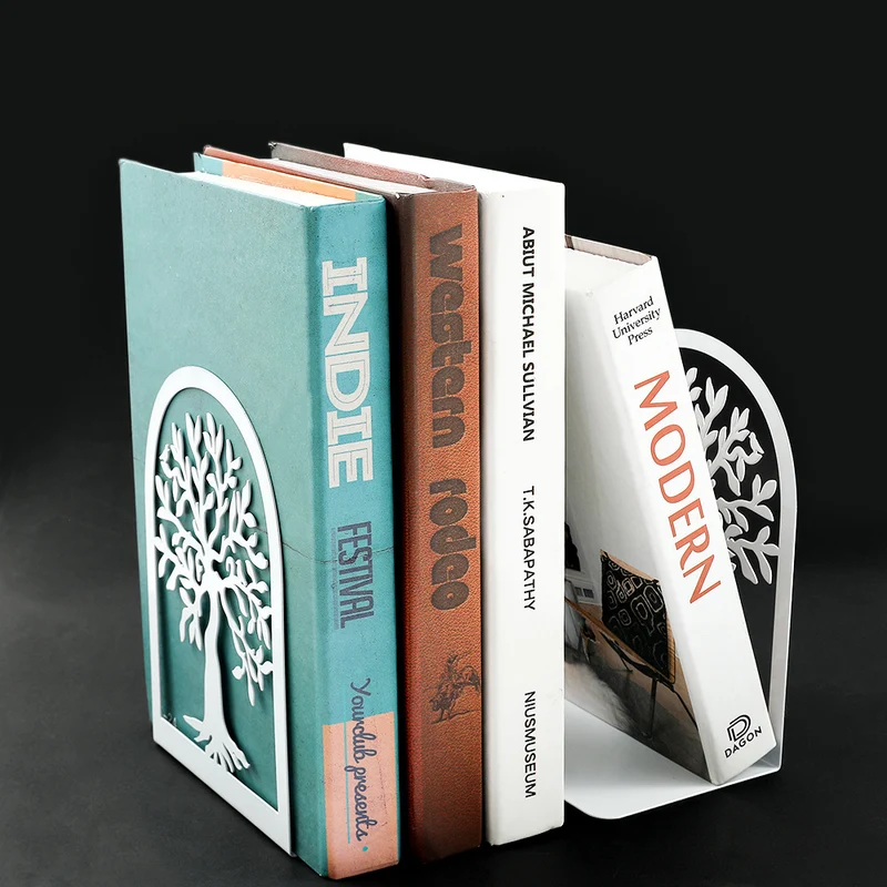 Künstlerische baum-inspirierte Buchstützen