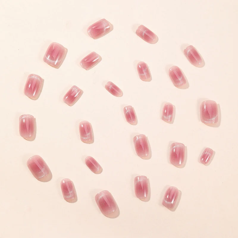 Glitter Ombre Nagelkunst Karnz