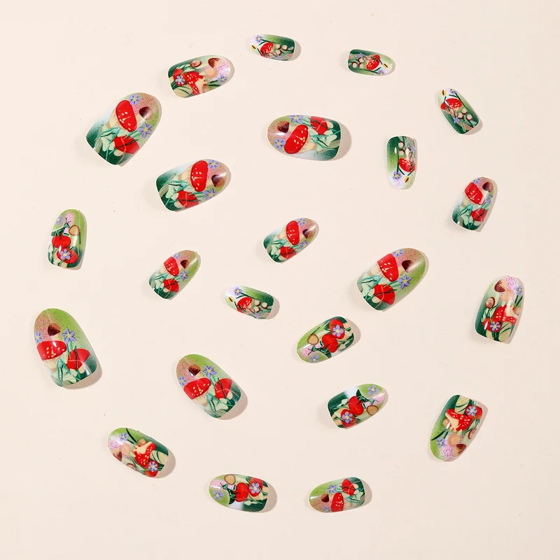 Florale Garten 3D Nail Art Extensions Karnz