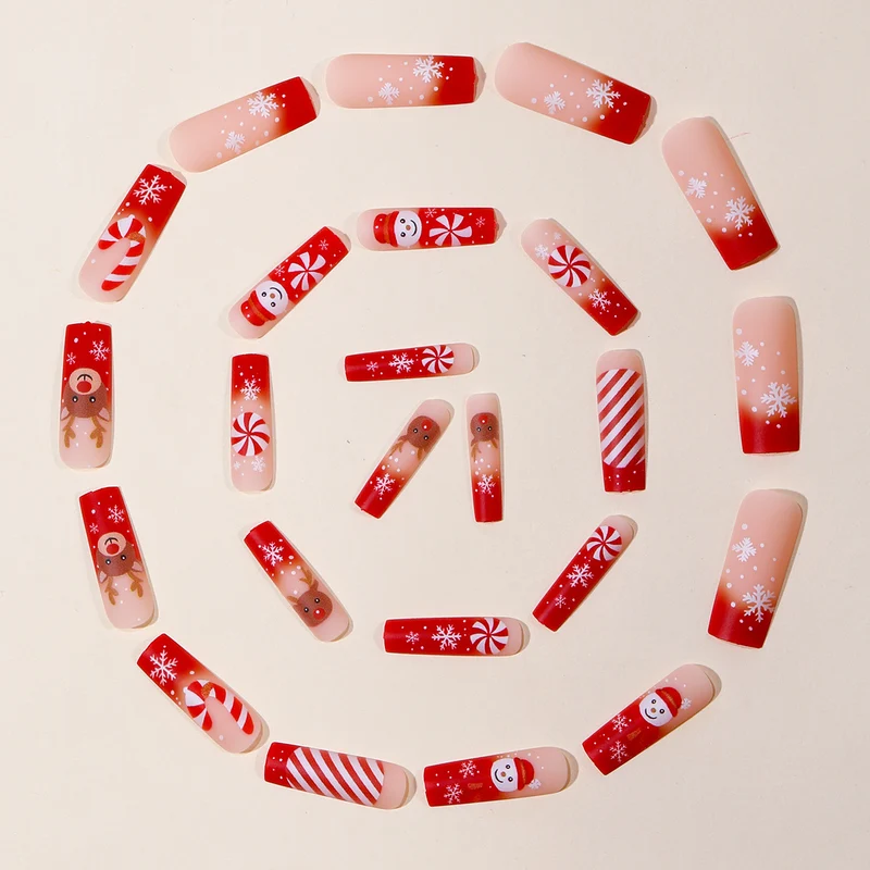Festliches 3D Holiday Nagelkunst Set Karnz