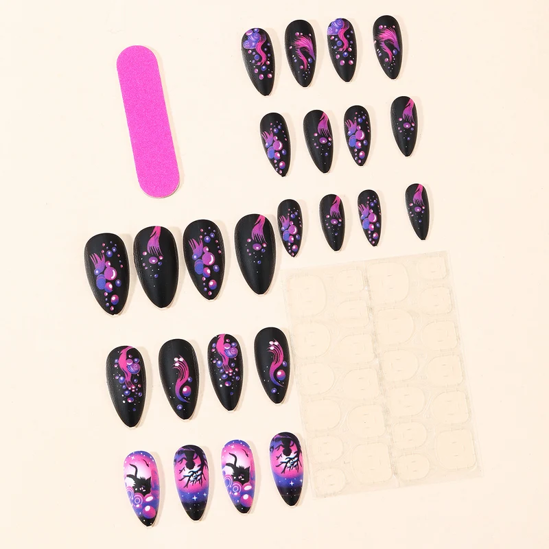 Fantasy-inspirierten Stiletto-Nagelart-Erweiterungen Karnz