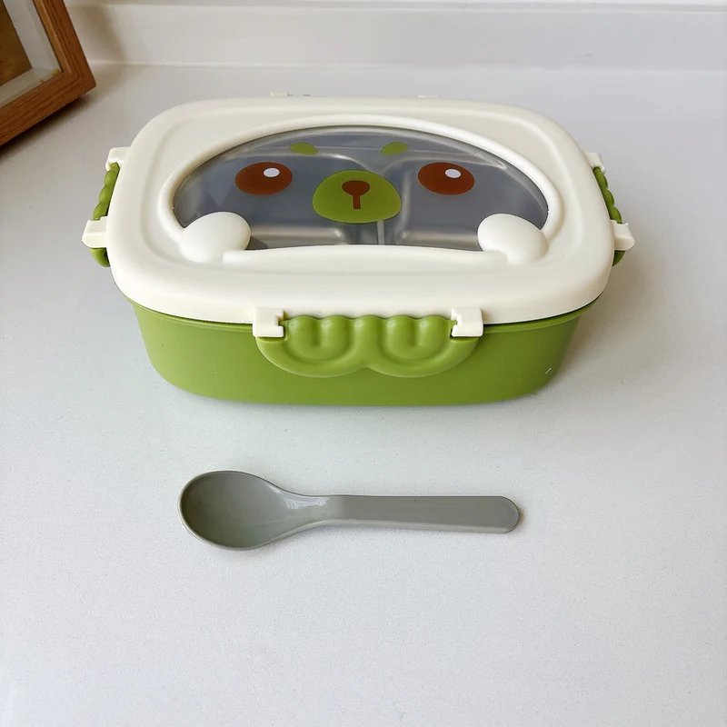 Niedlicher tierisches Bento-Mahlzeitbehälter