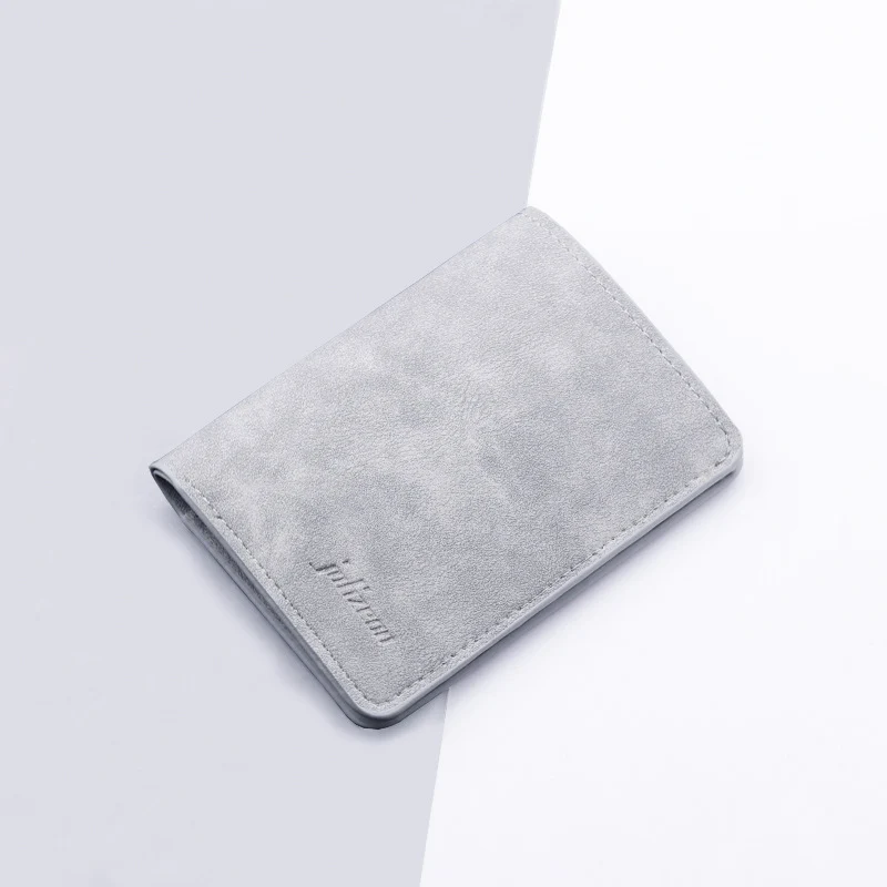 Schlanker minimalistischer Leder-Kartenhalter