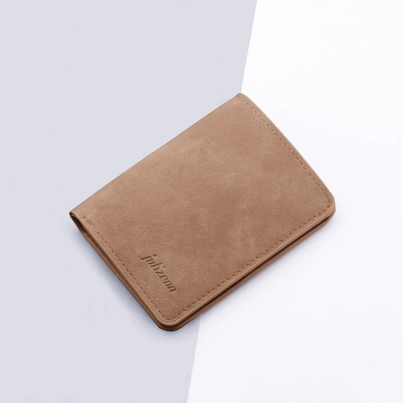 Schlanker minimalistischer Leder-Kartenhalter