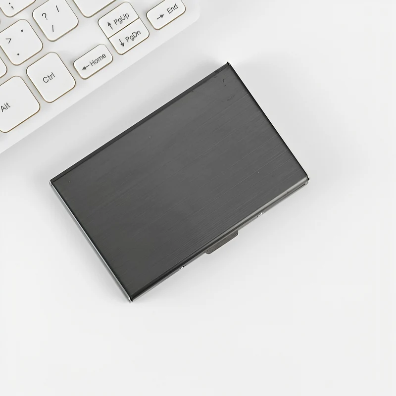 Premium Slim Aluminium Visitenkartenhalter