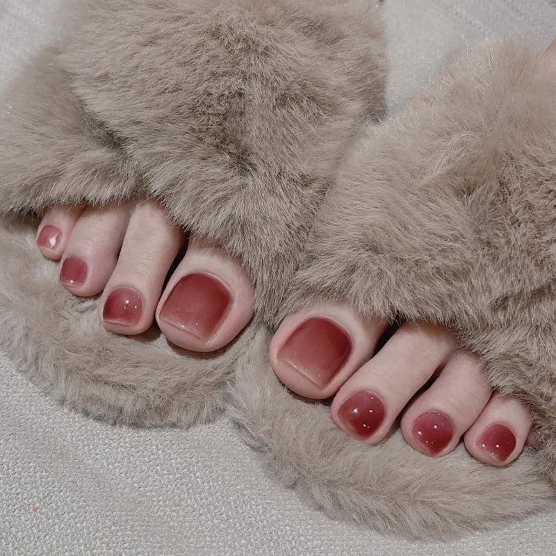 Dekorative Pediküre Nagelkunst Karnz