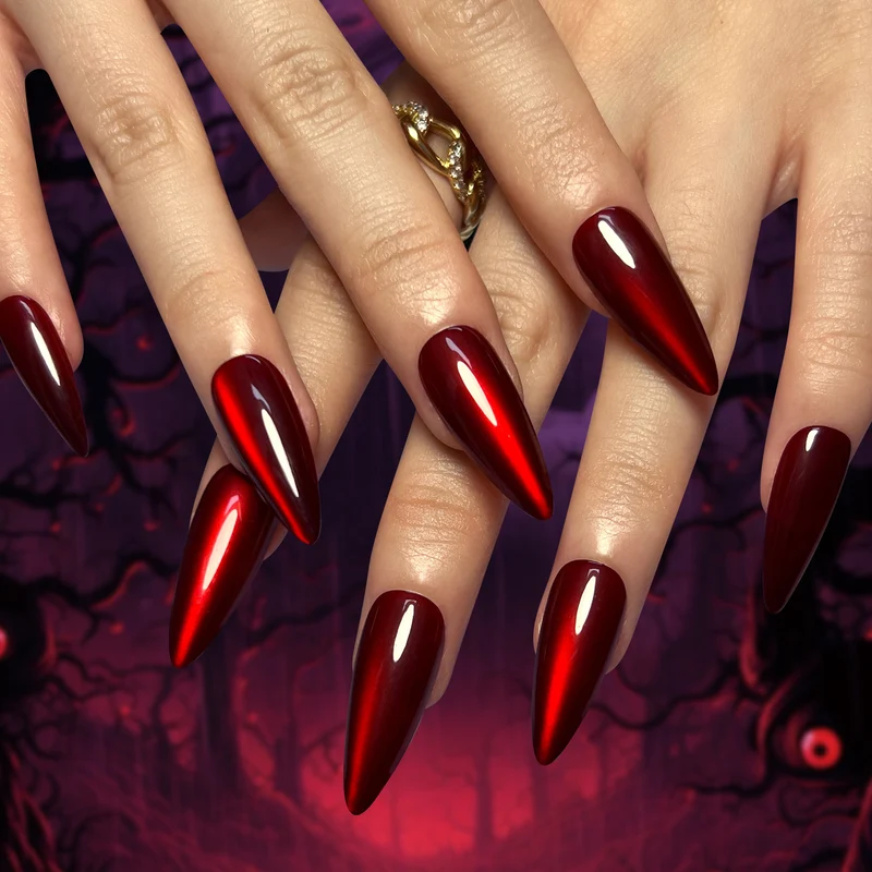 Glamouröse Kunstnägel im Stiletto-Design Karnz
