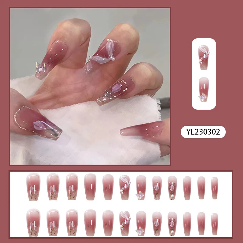 Kunstvolle Stiletto Nagelkunst Karnz