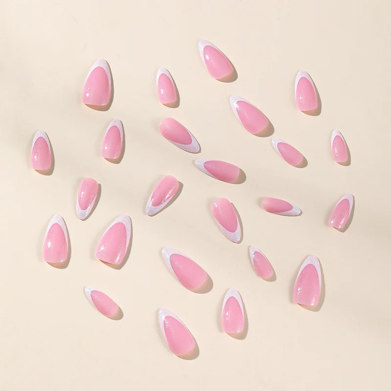 Elegante Acryl Stiletto Nagel Kunst Extensions Karnz