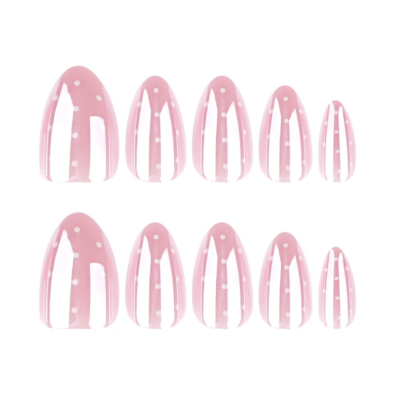 Elegante Nagelverlängerungen mit Glanz-Finish Karnz